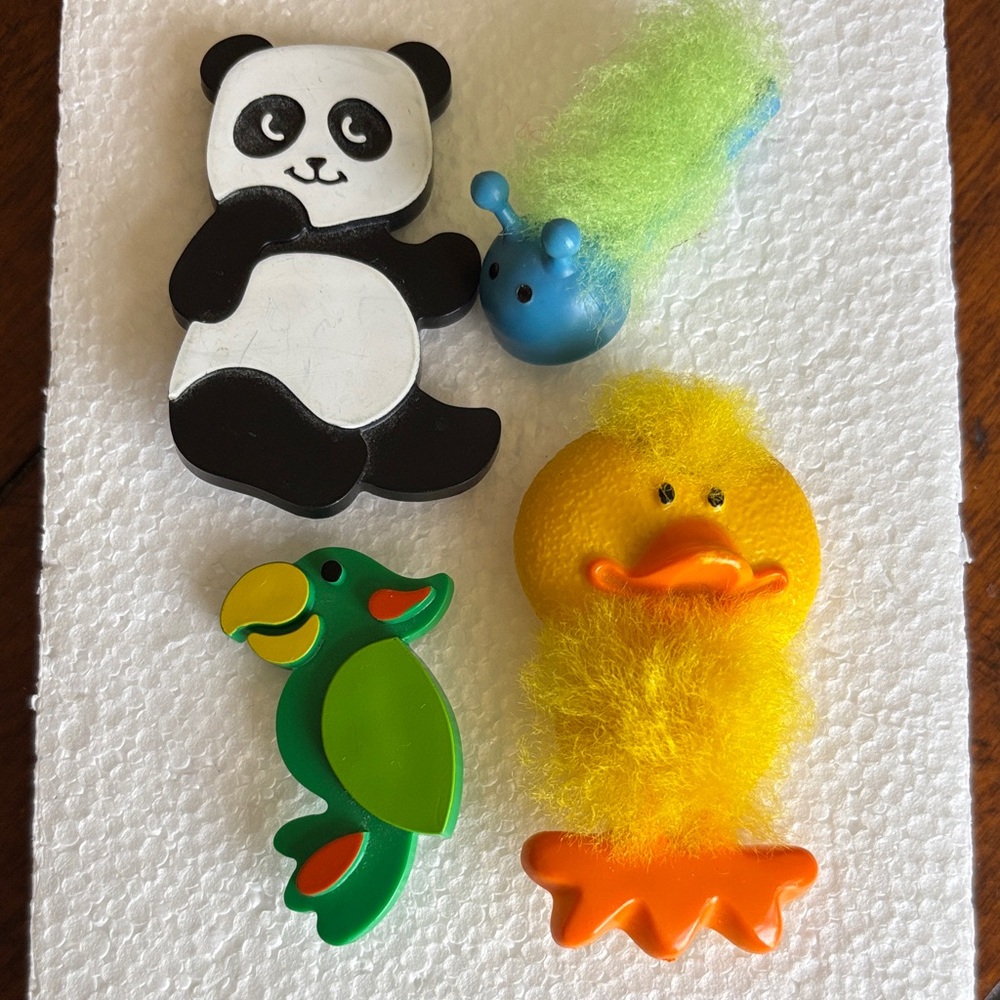 Vintage Avon Animal Pins set of 4